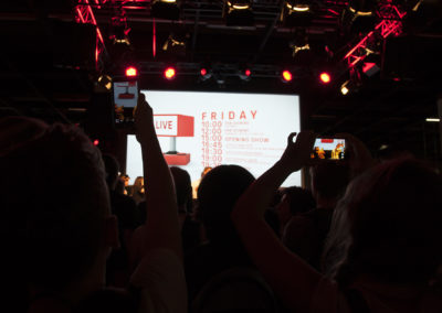 YouTube stand event