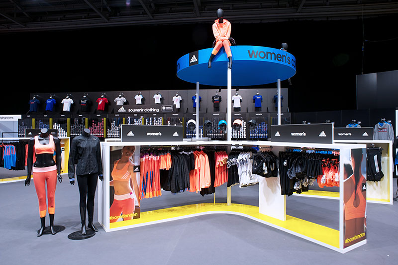 Adidas exhibit at London Marathon 2014 Registration, by WRG Live.